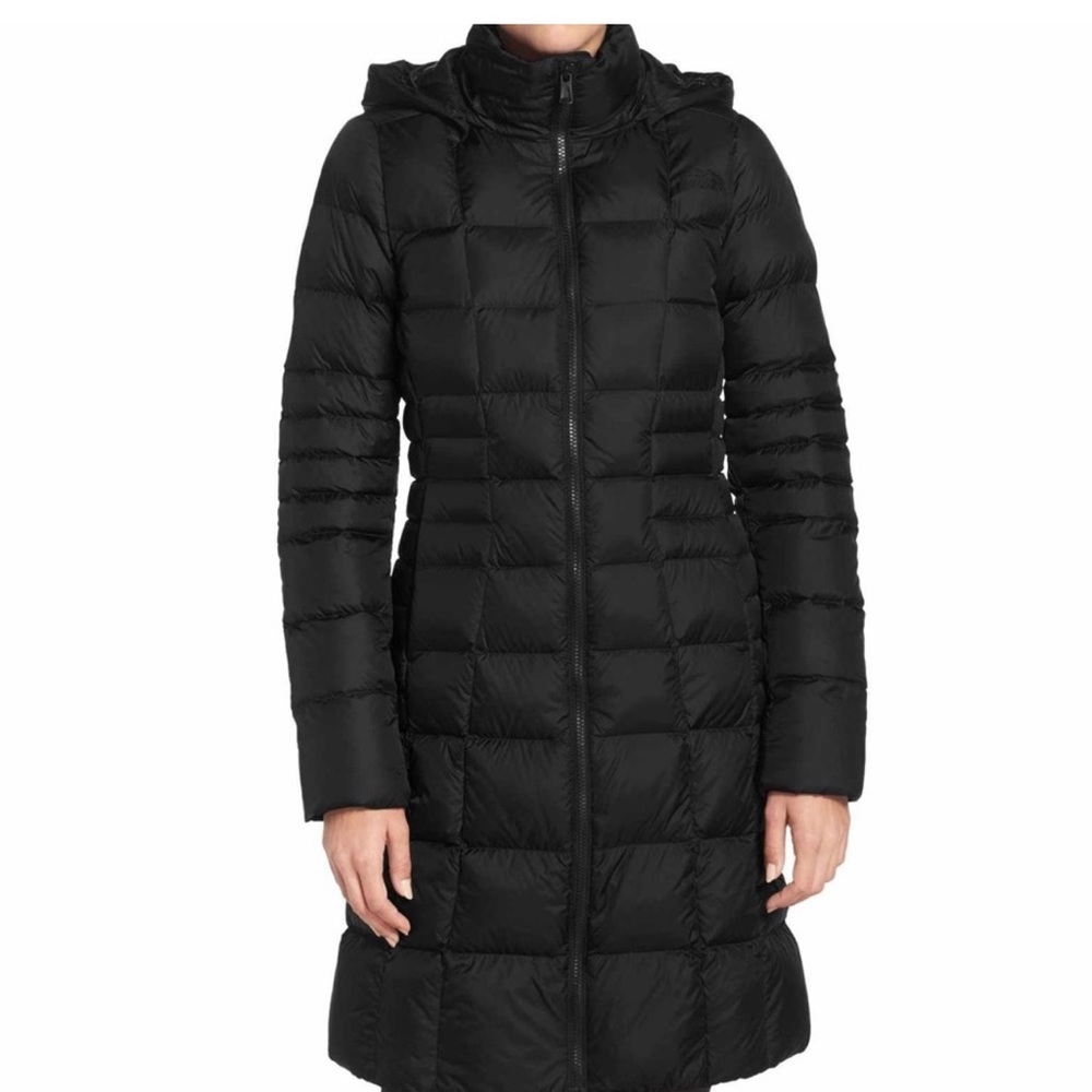 THE NORTH FACE Metropolis II Hooded parka, BLACK Size Large